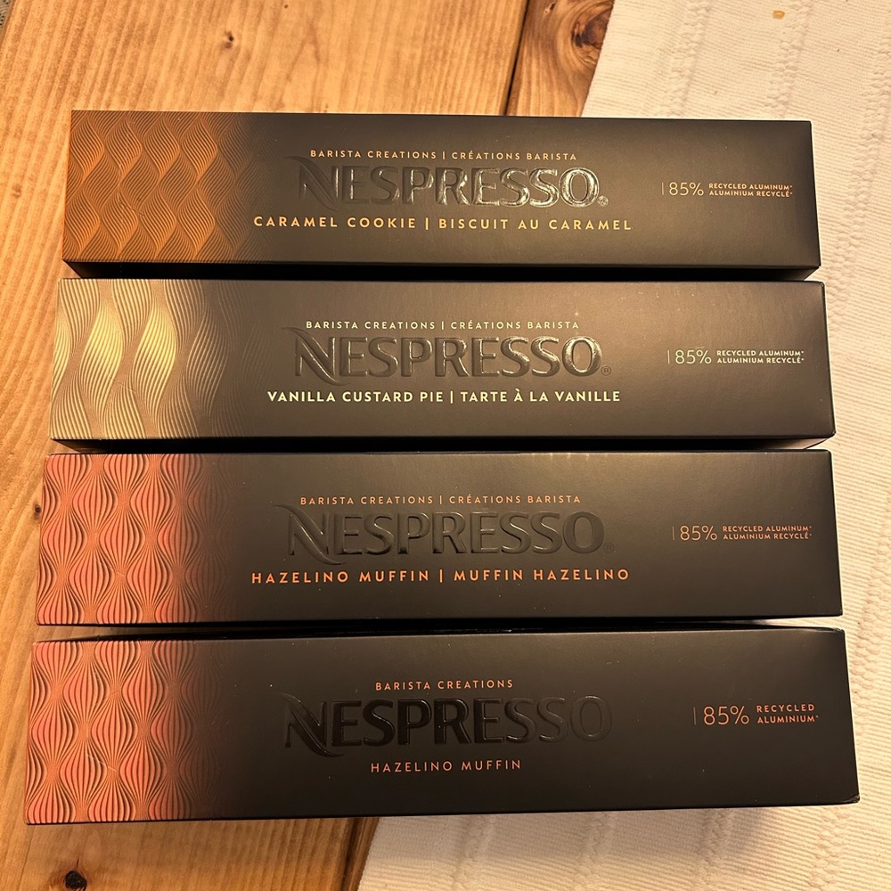 Nespresso Barista Creations Pods NEW NEVER OPENED